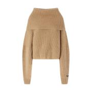 Stijlvolle Sweaters voor elke gelegenheid Pinko , Beige , Dames