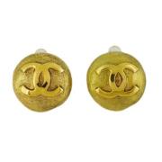 Pre-owned Fabric chanel-jewelry Chanel Vintage , Yellow , Dames