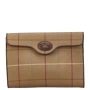 Pre-owned Canvas clutches Burberry Vintage , Beige , Dames