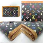 Pre-owned Canvas wallets Louis Vuitton Vintage , Black , Dames