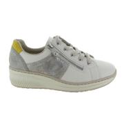 Casual Schoenen Zwart Leer Slip-On Rieker , Gray , Heren