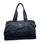 Pre-owned Canvas prada-bags Prada Vintage , Black , Dames