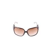 Pre-owned Plastic sunglasses Gucci Vintage , Brown , Dames