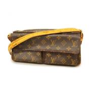 Pre-owned Fabric louis-vuitton-bags Louis Vuitton Vintage , Brown , Da...