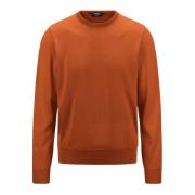 Sebastien Merino Orange Pumpkin Trui voor heren K-Way , Orange , Heren