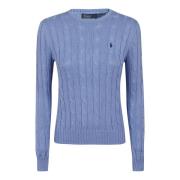 Dameskleding Trui Blauw Ss24 Ralph Lauren , Blue , Dames