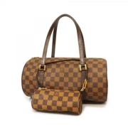 Pre-owned Fabric louis-vuitton-bags Louis Vuitton Vintage , Brown , Da...