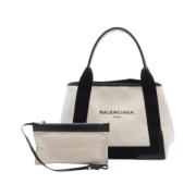 Pre-owned Canvas balenciaga-bags Balenciaga Vintage , White , Dames