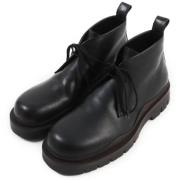 Pre-owned Leather boots Bottega Veneta Vintage , Black , Heren