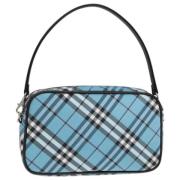 Pre-owned Nylon pouches Burberry Vintage , Blue , Dames