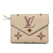 Pre-owned Fabric wallets Louis Vuitton Vintage , Beige , Dames