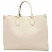 Pre-owned Fabric louis-vuitton-bags Louis Vuitton Vintage , White , Da...