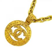 Pre-owned Fabric chanel-jewelry Chanel Vintage , Yellow , Dames