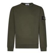 Groene Crewneck Sweater Aw24 Stone Island , Green , Heren