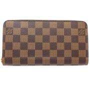 Pre-owned Canvas wallets Louis Vuitton Vintage , Brown , Dames