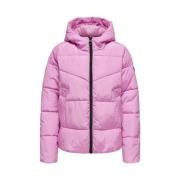 Korte Jas Bonbon Freewear Roze Only , Pink , Dames