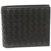 Pre-owned Leather wallets Bottega Veneta Vintage , Black , Dames