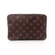 Pre-owned Canvas handbags Louis Vuitton Vintage , Brown , Dames