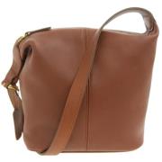 Pre-owned Leather shoulder-bags Coach Pre-owned , Brown , Dames