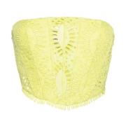 Elegante Top voor Vrouwen Charo Ruiz Ibiza , Yellow , Dames