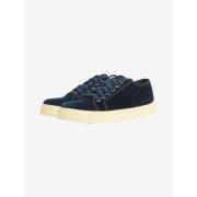 Pre-owned Lace sneakers Chanel Vintage , Blue , Dames