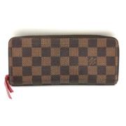 Pre-owned Canvas wallets Louis Vuitton Vintage , Brown , Dames