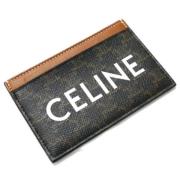 Pre-owned Leather wallets Celine Vintage , Brown , Dames