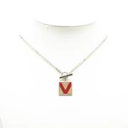 Pre-owned Metal necklaces Louis Vuitton Vintage , Gray , Dames