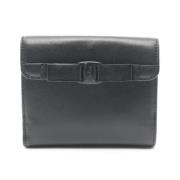 Pre-owned Leather wallets Salvatore Ferragamo Pre-owned , Black , Dame...