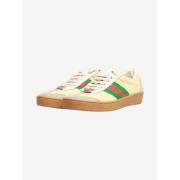 Pre-owned Suede sneakers Gucci Vintage , Multicolor , Dames