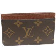 Pre-owned Canvas wallets Louis Vuitton Vintage , Brown , Dames