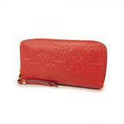 Pre-owned Fabric wallets Louis Vuitton Vintage , Red , Dames