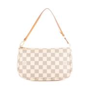 Pre-owned Canvas louis-vuitton-bags Louis Vuitton Vintage , White , Da...