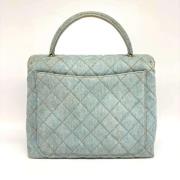 Pre-owned Denim handbags Chanel Vintage , Blue , Dames