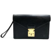 Pre-owned Leather louis-vuitton-bags Louis Vuitton Vintage , Black , D...