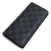 Pre-owned Canvas wallets Louis Vuitton Vintage , Gray , Heren