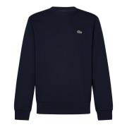 Blauwe Sweatshirt met Klassieke Pasvorm en Krokodillenpatch Lacoste , ...