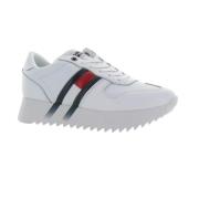 Hoge Cleated Sneakers Tommy Hilfiger , White , Heren