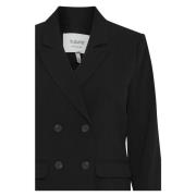 Getailleerde Blazer Jurk b.young , Black , Dames