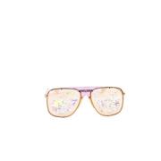 Pre-owned Metal sunglasses Gucci Vintage , Pink , Dames