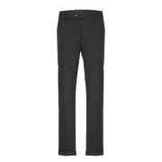 Zwarte Broek met Riemlussen RRD , Black , Heren