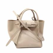 Pre-owned Leather celine-bags Celine Vintage , Beige , Dames