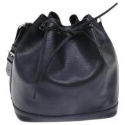 Pre-owned Leather louis-vuitton-bags Louis Vuitton Vintage , Black , D...