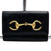 Pre-owned Canvas key-holders Gucci Vintage , Black , Unisex