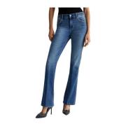 Denim Blauw Feel Broek Liu Jo , Blue , Dames