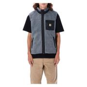 Grijze Duif Buitenkleding Vest Aw24 Carhartt Wip , Gray , Heren