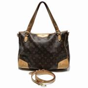 Pre-owned Fabric handbags Louis Vuitton Vintage , Brown , Dames