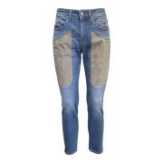 Skinny Alcantara Jeans met Topstitching Jeckerson , Blue , Heren