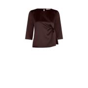 Elegante blouse - Herfst Winter Collectie Rinascimento , Brown , Dames