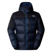 Blauw Zwart Diablo Down Hoodie The North Face , Blue , Heren